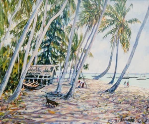 Palmiers bruissants, Zanzibar